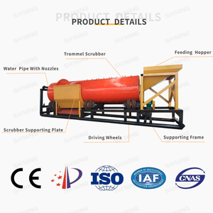 Usine de lavage d'<span class=keywords><strong>or</strong></span> au sable sur mesure avec trommel de lavage 200-300tph pour l'extraction commerciale de l'<span class=keywords><strong>or</strong></span> en Afrique - Product Image 5