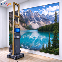 LINCJET LC-A2 untuk Printer Dinding UV Mesin Cetak Dinding Digital Mobile Dekorasi Dinding Komersial Otomatis OEM Baru