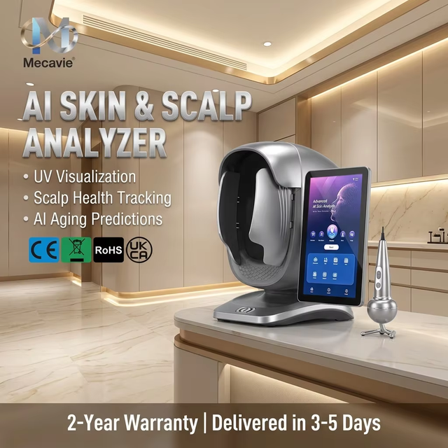 For X3pro 2026 Latest Desktop Artificial Intelligence Skin Analyzer Face Analysis Machine WiFi ABS Handheld Detector CE