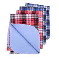 AOSEN Tapis d'entraînement réutilisables pour chiots, tapis d'alimentation pour chiens, lavables en machine, style écossais