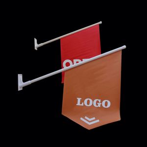Drapeau mural publicitaire pour club, double face, drapeau personnalisé, drapeau mural personnalisé, drapeau mural à fixer - Product Image 2