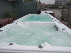Jacuzzi de Lujo para 6-7 Personas, Sistema Balboa, Acrílico Americano, <span class=keywords><strong>Spa</strong></span> Exterior, Bañera de Hidromasaje para Fiestas con TV - Product Image 6