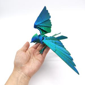 Ailes d'hirondelle imprimées en 3D, articulées, en PLA, très demandées, idéales pour figurines et jouets créatifs tendance - Product Image 3