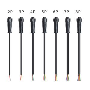 自動車用NMEA 2000 5ピン オス・メス シールド付きバックボーンケーブル ナイロン絶縁 PVCジャケット IP67等級 純銅導体 - Product Image 4