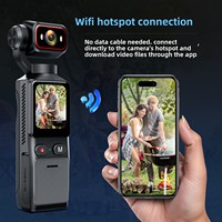 Cámara de Acción HD WiFi Inalámbrica, Grabadora Portátil, Monitoreo Interior y Exterior, Vista en Tiempo Real, Cámara IP, Deportes, DV, DVR