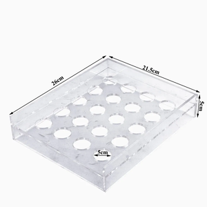 Plateau de remplissage <span class=keywords><strong>Nespresso</strong></span> en aluminium de 37 mm à 20 trous pour <span class=keywords><strong>capsules</strong></span> <span class=keywords><strong>Nespresso</strong></span>, pour presse manuelle Foard, remplissage de poudre de café - Product Image 5