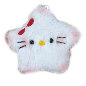 Nuovo Portachiavi Peluche <span class=keywords><strong>Hello</strong></span> <span class=keywords><strong>Kitty</strong></span> a Forma di Gatto con Imbottitura in Cotone PP, Accessorio Cartoon per Ragazze con Suono - Product Image 5