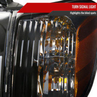 Phare avant automatique avec barre et éclairage de vision nocturne, phare halogène pour Sequoia 2005-2007, 12V, certifié DOT, 3000 lumens, 5000K