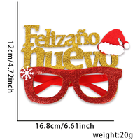 Serre-tête décoratif motif cerf et lettres Joyeux Noël, accessoire de costume festif mignon pour dîner en famille, spectacle scolaire et cadeaux de fête pour enfants