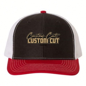 Chapeau de papa avec logo brodé personnalisé unisexe à la mode, tissu éponge en coton à bord incurvé non structuré, style gaufré avec motif de lettres imprimées - Product Image 4