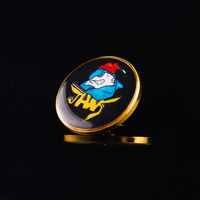 Broche en métal 3D personnalisée pour cadeau promotionnel, logo personnalisé, badge en alliage de fer et de zinc, épinglette en émail