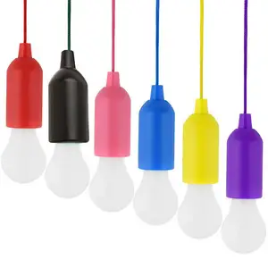 Lampe LED Portable colorée avec cordon suspendu, pour chambre d'enfants, décoration de lecture, mariage, noël, tente