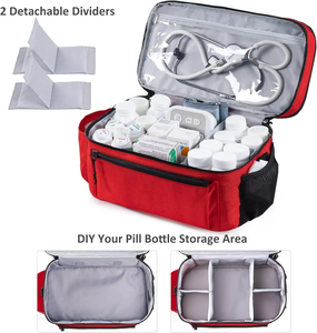 Medical <b>Bag</b> Doctor Portable Thermal <b>Nurse</b> Medical <b>Bag</b> Large Capacity Custom Logo Waterproof Home First Aid Kit Emergency Sport - Product Image 1