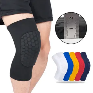 Offre Spéciale Sport Basket-Ball gardes Cellulaire Anti-Collision Étendu Genouillères Coloré Mollet Manches Genou Soutien