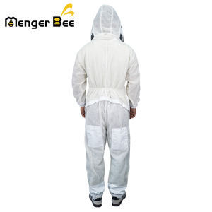 Traje de abeja de seguridad de algodón ventilado de 3 capas, ropa de abejas de granja, chaqueta, mono, traje de protección de abejas para Apicultor - Product Image 2