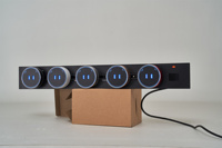 Fabricants KLASS – Rail de prise mobile avec prise USB Type C pour prise murale domestique, personnalisable en alliage argenté