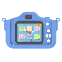 Kamera Dinosaurus Kartun Tangan Kecil Lucu untuk Anak-anak, Camcorder Digital 1080P, Mainan Video, Kamera Anak untuk Hadiah Natal dan Ulang Tahun LL