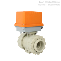 EDAK katup bola bermotor PPH rumah pipa pipa fitting tangki air fitting pipa gagal-aman katup irigasi air On/Off