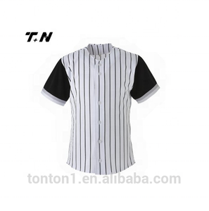 Baseball jersey blank 3/4 camo baseball shirt and pants plain white sublimated baseball jersey - Product Image 2