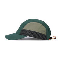 Nouvelle casquette de baseball à séchage rapide avec visière à rabat, cordon de serrage, design patchwork en nylon respirant, casquette de camping