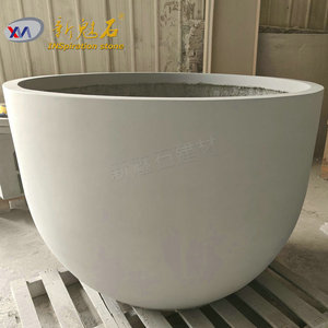 Nuevos Materiales de Construcción de Piedra Artificial, Maceta de Piedra Artificial Translúcida y Lisa, Hormigón de Alto Rendimiento, Foshan, Guangdong - Product Image 4