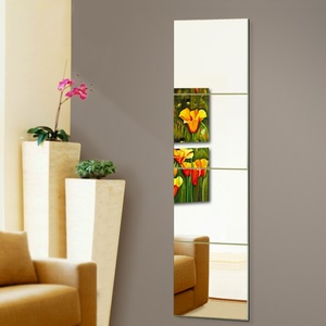 4mm-6mm Unbreakable Safety Backed Gym <b>Mirror</b>, Decorative Wall <b>Mirrors</b> for Fitness Club, Salon, Yoga Studios - Product Image 3