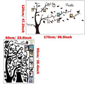 Adesivi Murali Impermeabili di Alta Qualità Cornice Fotografica Fai-da-Te Adesivi a Forma di <span class=keywords><strong>Albero</strong></span> Adesivi Familiari Decorazioni per Pareti Domestiche - Product Image 6