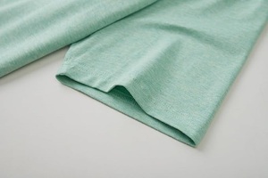 เสื้อยืดคอกลมแขนสั้นผ้าฝ้ายสีเขียวอ่อนสำหรับผู้ชายปรับแต่งได้ - Product Image 5