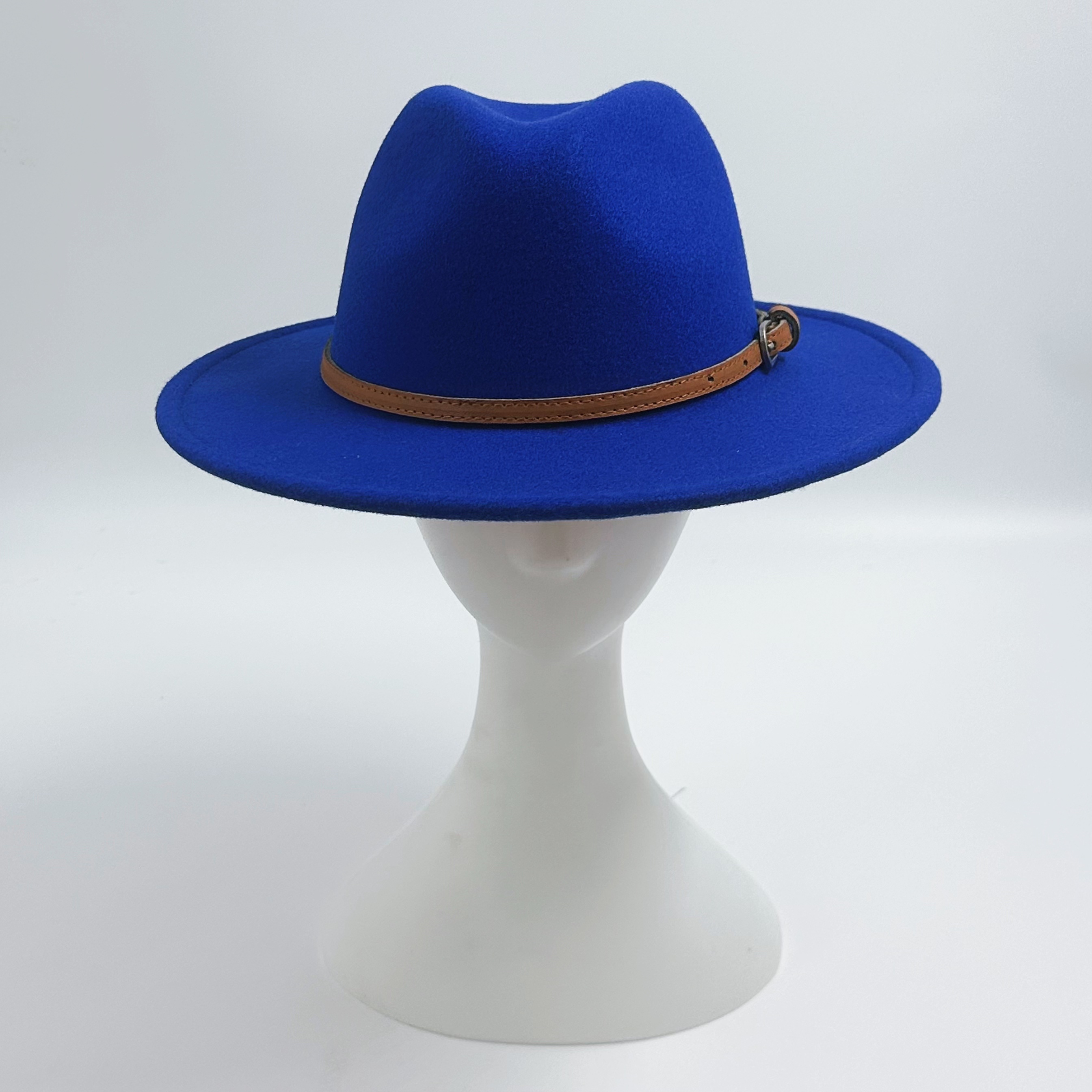 Renee\'s | 100% Wool Felt Panama Hat Amazon.com: 100% Wool Fedora Trilby Hat Classic Wide Brim  main image 4