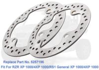 Nouveau Quad Parts 5257196 Rotor de disque de frein arrière pour Polaris RZR XP 1000/4XP 1000/RS1 General XP 1000/4XP 1000 2014-2022