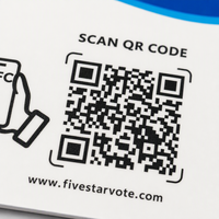 Kartu Ulasan Sosial NFC Ultra Tipis Stiker Meja Kode QR Dinamis Tanpa Kontak Ketuk untuk Ulasan Chip ISO14443A 215