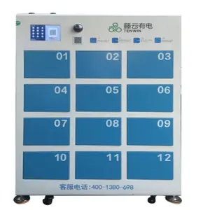 12 depo 60V değiştirilebilir pil istasyonu e-bike pil güç değişim paylaşımı tarama QS kod sistemi