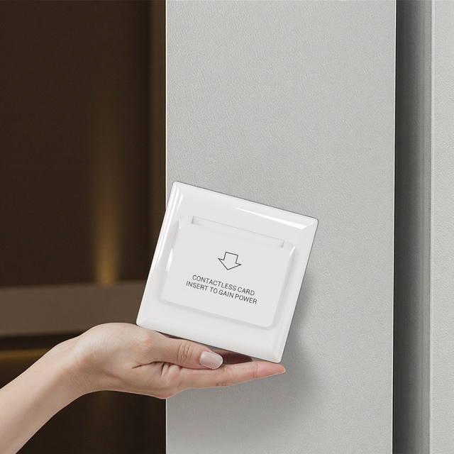 Greentech Hotel Room Control System Key Card Power Switch Energy-saving Smart Hotel Room Insert Key Card Power Switch