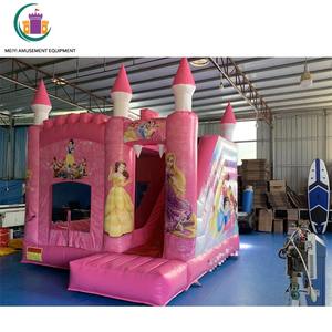 <span class=keywords><strong>Castillo</strong></span> <span class=keywords><strong>de</strong></span> salto inflable con temática <span class=keywords><strong>de</strong></span> princesa blanca hermosa con accesorio económico tobogán para alquiler - Product Image 3