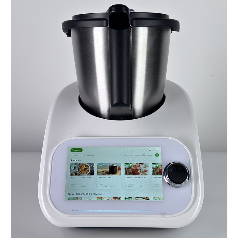 New Design Kitchen Multifunctional Food Processor Smart Cooking Robot Cooking Machine Multi Function Touch Screen Panel KM01001