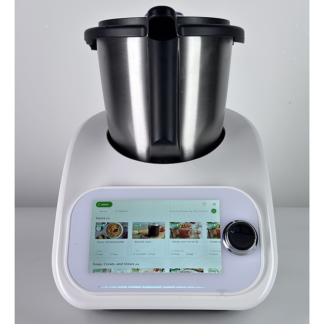 New Design Kitchen Multifunctional Food Processor Smart Cooking Robot Cooking Machine Multi Function Touch Screen Panel KM01001