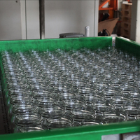Botol Kaca Saus Cabai Selai Kacang dengan Tutup Putar Sampel Gratis untuk Pabrik Saus