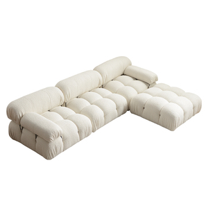 Juego de Sofás Modulares Tradicionales en Forma de L de Tela Mario Bellini para Sala de Estar - Product Image 6