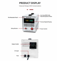 Régulateur de tension automatique (AVR) mural ultra-mince STABA de type relais AC 50Hz SVR-101-1000VA
