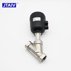 วาล์วเหล็กกล้าไร้สนิมคุณภาพสูง DN15 -DN100 304 SS316L แบบ Y พร้อมหัวพลาสติกแบบนิวเมติก - Product Image 3