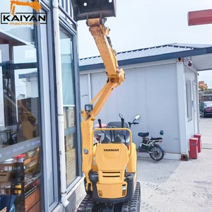 Used YANMAR J09 1 Ton Mini Crawler Excavator 1Ton Japan Original Micro <b>Digger</b> For Garden Indoor Narrow Space <b>Trenching</b> - Product Image 3