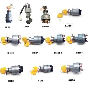Interruptor de arranque, interruptor de encendido con llaves para XCMG XE60 XE75 XE135 XE150 XE200, accesorios para excavadora, excavadora - Product Image 5
