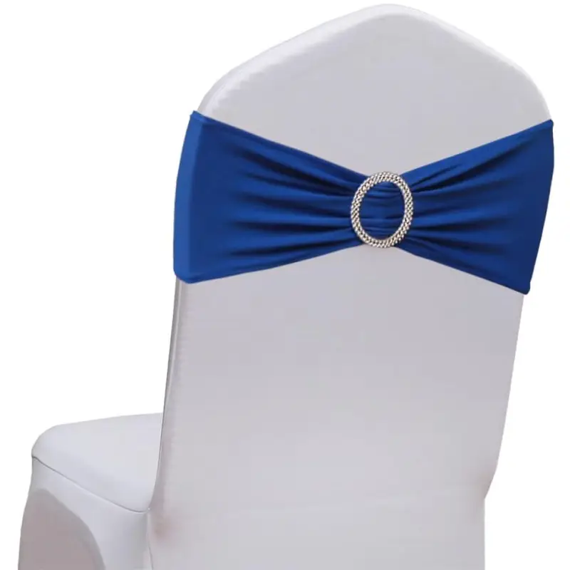 Hot Sale Wedding Custom Spandex Chair Sashes with Buckle Party Hotel Decoration Outdoor Luxury Slipcovers Boho Decor