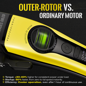 Máquina de Cortar Cabello con Motor de Rotor Externo <span class=keywords><strong>Vector</strong></span>, Kit de Corte de Cabello para Barbería y Salón, Cortadora de Cabello de Alta Velocidad, Juego de Cortadoras de Cabello Profesional - Product Image 2