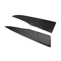 Séparateurs arrière en fibre de carbone véritable W204 Séparateurs pour Mercedes Benz Classe C W204 C63 4 portes 2008-2014 W204 Séparateurs