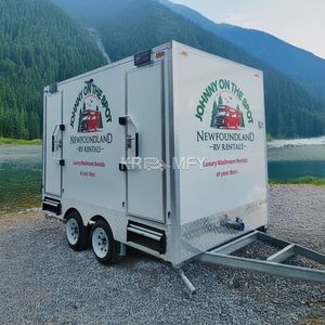 Remorque de salle de bain mobile de 20 pieds, construction rapide, cuisine portable, toilettes, 2025 - Product Image 3