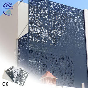 Façade perforée en aluminium Panneau solide en aluminium Matériau de construction Panneaux <span class=keywords><strong>d</strong></span>écoratifs en aluminium Panneaux muraux intérieurs en métal Mur-rideau - Product Image 5