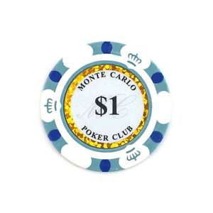 ชุดถาดใส่ชิปโป๊กเกอร์สไตล์หรูหรา Monte Carlo ขนาด 40 มม. ชิปคาสิโนคุณภาพสูง 14 กรัม พร้อมโลโก้สั่งทำพิเศษ วัสดุเซรามิกอะลูมิเนียมที่ทนทาน - Product Image 1