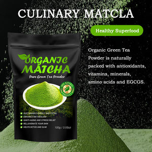 Fourniture en usine de marque privée de thé vert matcha en poudre de qualité biologique de bonne réputation - Product Image 6