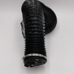 6インチ8ft HVACシステム換気部品を組み合わせた柔軟なエアダクトアルミ箔絶縁PVC 18各クランプ付き - Product Image 4